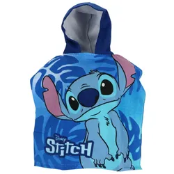 Disney Lilo & Stitch Mikrofaser Poncho für Kinder – 100x55 cm