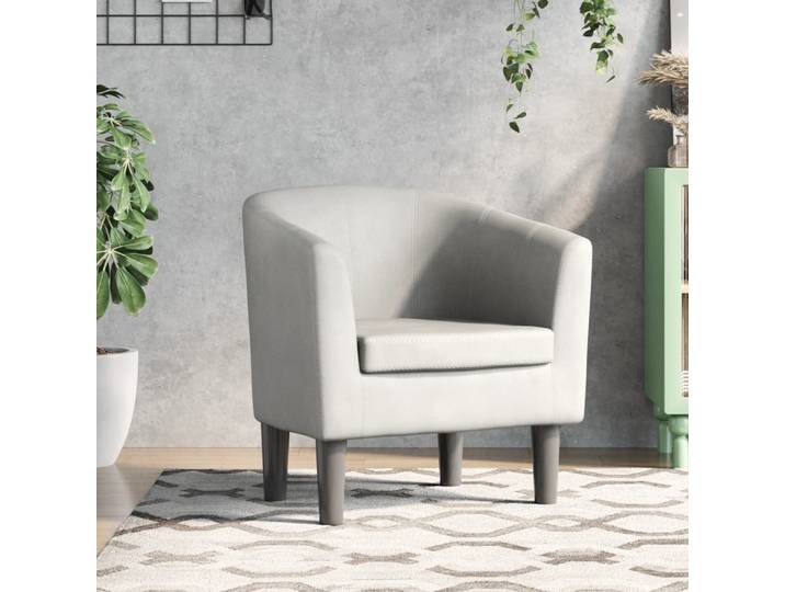 Maison Exclusive - Fauteuil club blanc en similicuir
