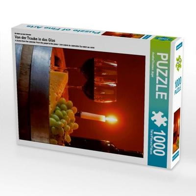 CALVENDO Puzzle Ein Motiv aus dem Kalender Von der Traube in das Glas 1000 Teile Puzzle hoch | 1000 Teile Lege-Größe 64 × 48 cm Foto-Puzzle für