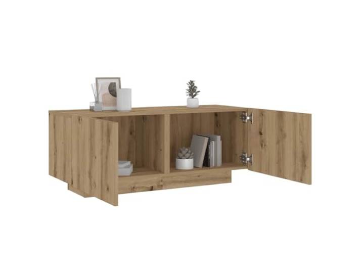 HEFZGDB Nachttisch Artisan-Eiche 100x35x40 cm Holzwerkstoff mit reichlich Stauraum und Stabiler Oberplatte für Wohnzimmer und Schlafzimmer