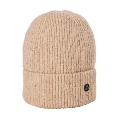 Strickmütze "GW 4 WMN KNT CP", Damen, Gr. 1, beige, Materialmix, G.I.G.A. DX BY KILLTEC, Mützen Strickmütze, Stylische Damenmütze mit Glitzer, warm und elastisch