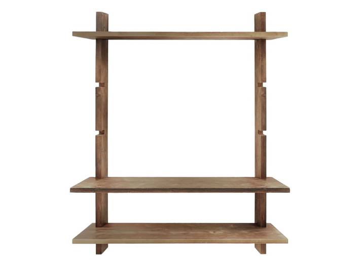 Étagère modulaire individuelle marron