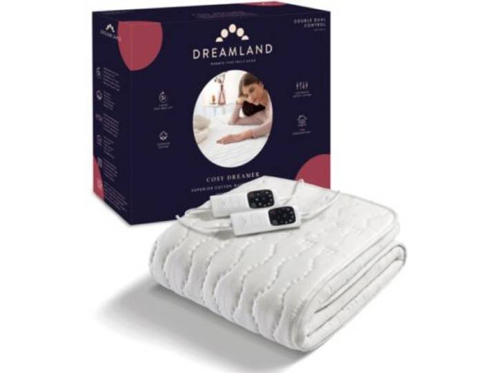 Dreamland - Surmatelas Chauffant Cosy Dreamer Coton Double 6t 150x160