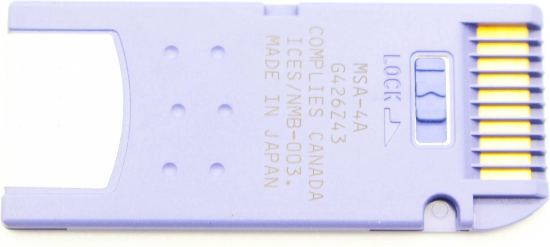 Used Sony 4MB Memory Stick Memory Card Memory & Storage   Like New