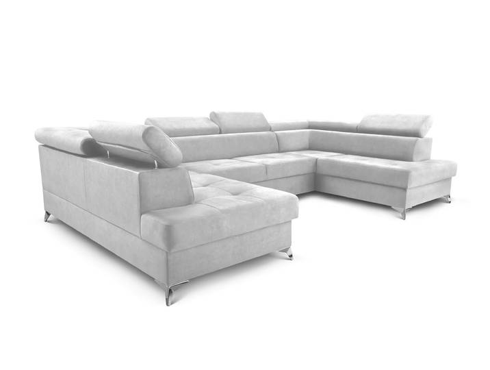 Ecksofa MADRYT SUPER Aschegrau (Vena 3)
