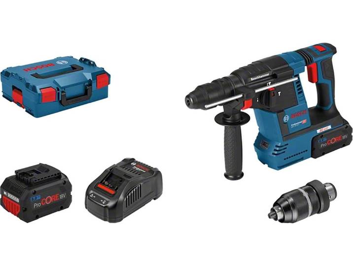 Marteau de forage sans fil avec SDS plus GBH 18V-26F\, L-BOXX 136\, 2 x batterie ProCORE18V 8.0Ah