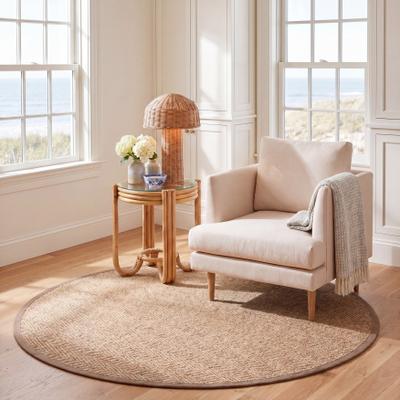 SAFAVIEH Natural Fiber Oceana Herringbone Seagrass Rug