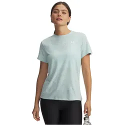 UNDER ARMOUR Tech Pixelate Cropped Trainingsshirt Damen 703 - refresh mint/white M