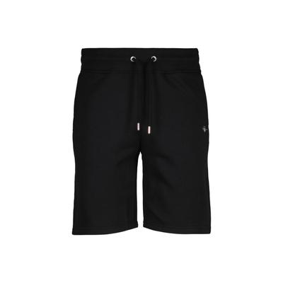 Bermudas GANT "Shorts Regular Shield Sweat Shorts", Herren, Gr. M, N-Gr, schwarz, Obermaterial: 87% Baumwolle CO. 13% Polyester PES., Hosen Bermudas