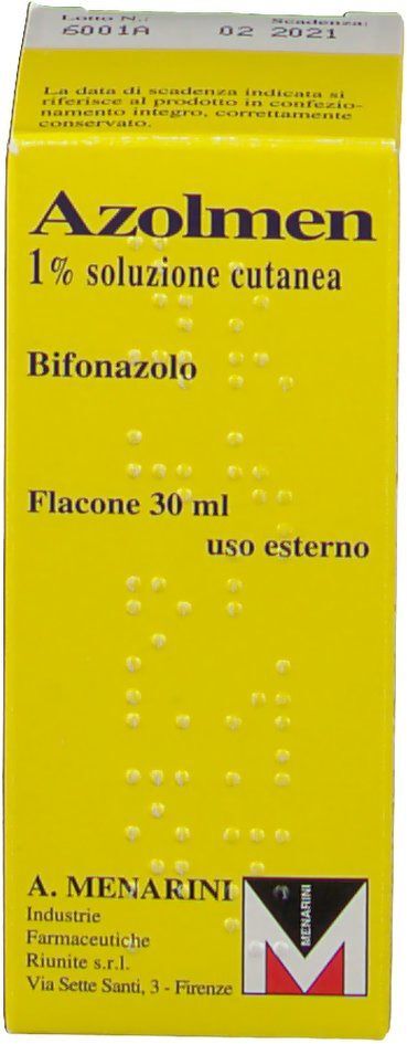 A MENARINI IND FARM RIUN Srl Azolmen Soluzione Cutanea 1% Bifonazolo, 30 ml