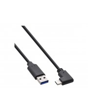 InLine USB 3.2 Kabel Typ C Stecker an A schwarz 0.5m Digital/Daten 0,5 m (35714W)