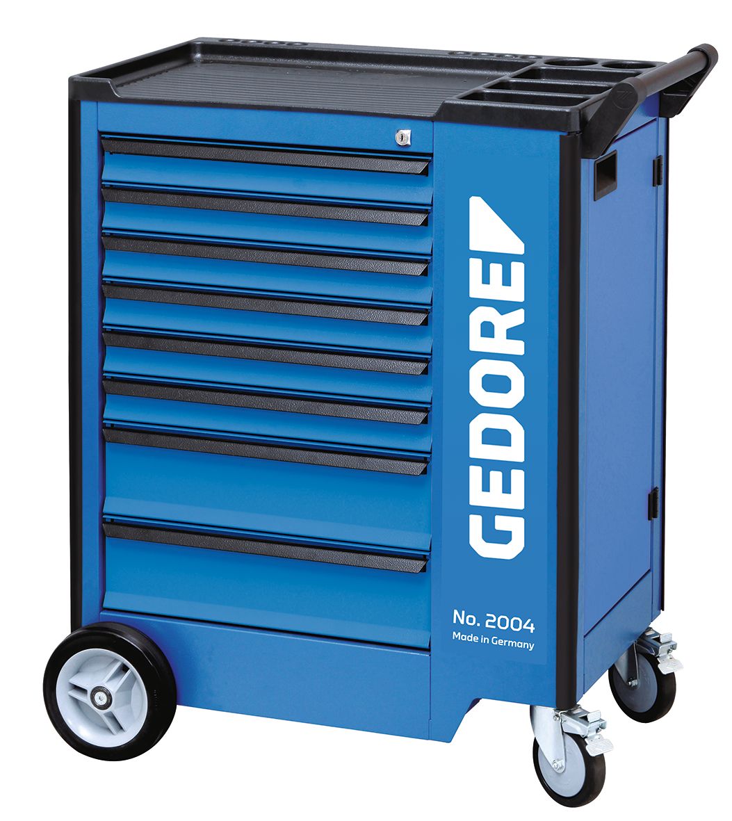 GEDORE 1500 ES-02-2004 Werkzeugwagen mit 207-teilig Werkzeugsortiment, 2657708