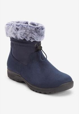 Women's The Emeline Weather Boot by Comfortview in Navy (Size 11 M)