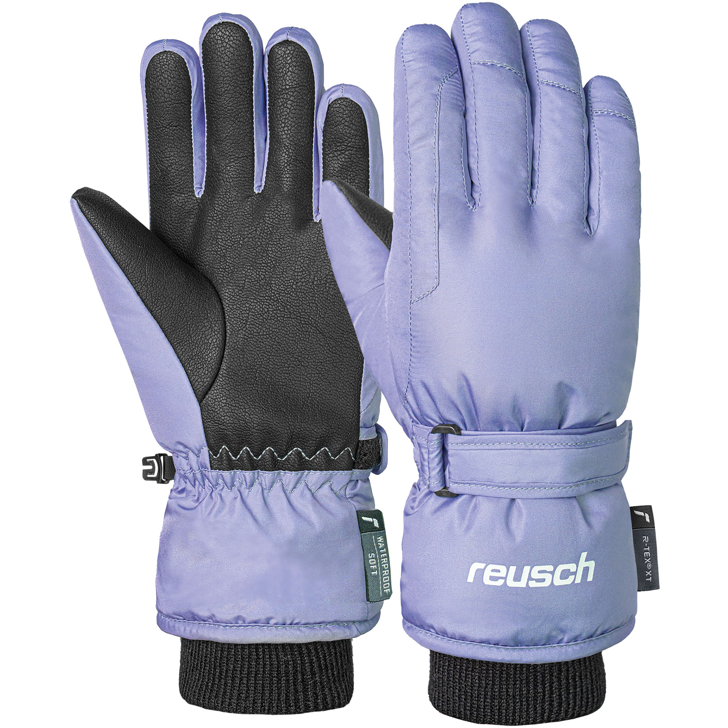Reusch Chad R-Tex XT Kinder Fingerhandschuhe lila Größe 5 Skifahren Wasserdicht