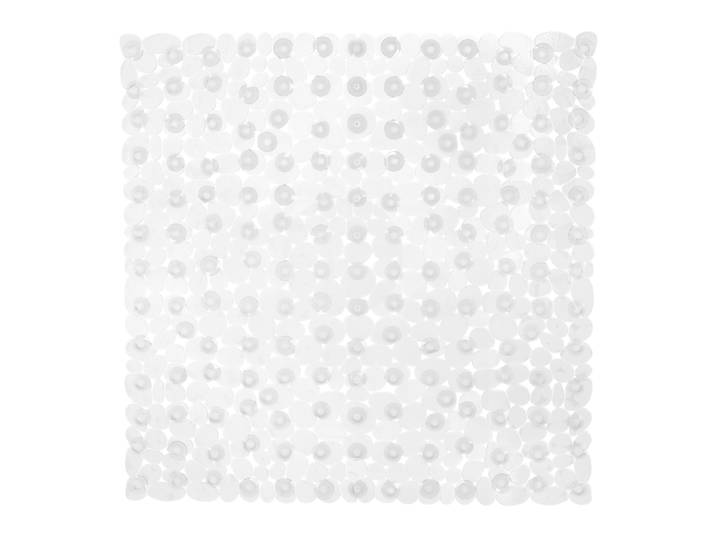 Duschmatte Steinoptik quadratisch Transparent