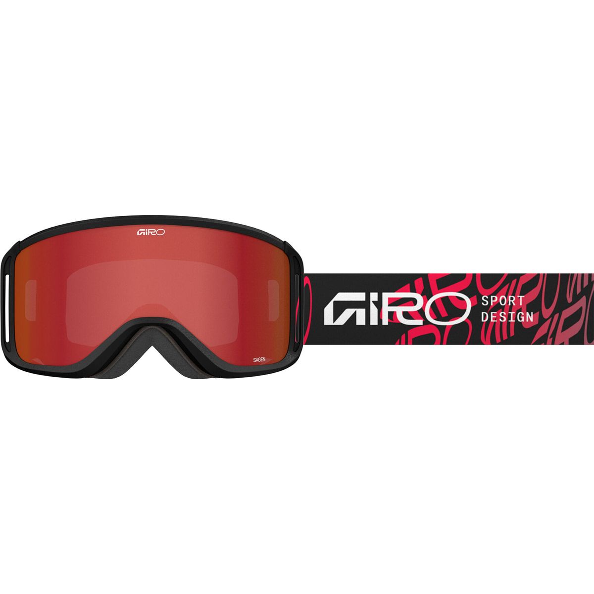 Giro Sagen endless black/red 300119003