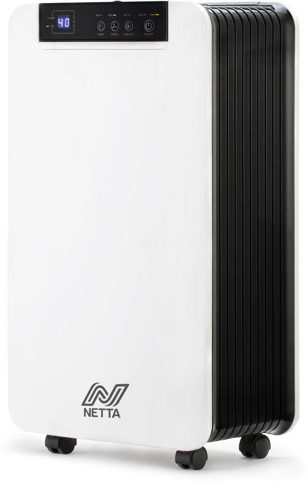 NETTA 12L Dehumidifier White 56cm H X 34cm W X 23cm D