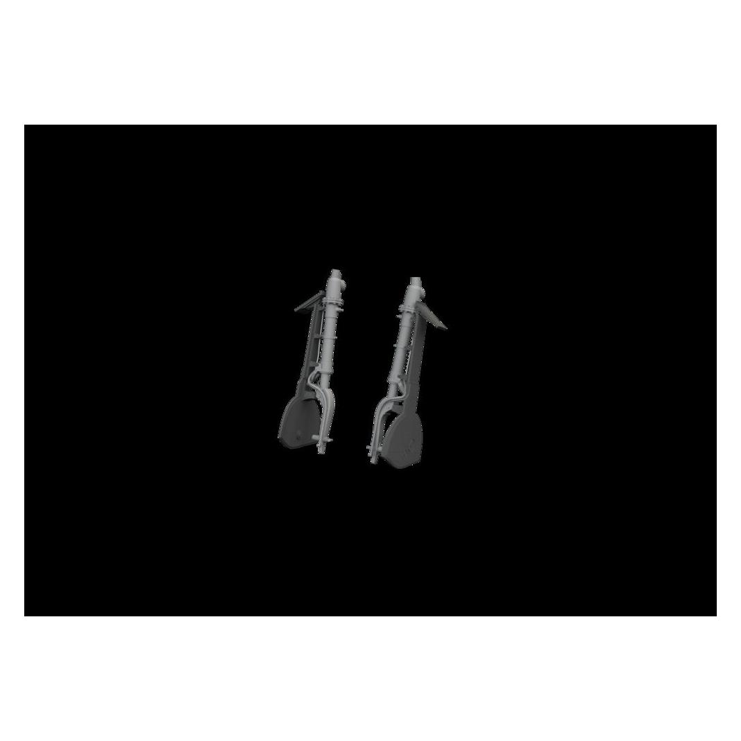 Eduard A6M undercarriage legs PRINT for (6481174)