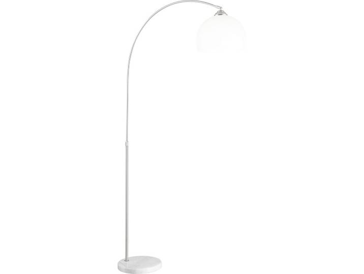 Globo Bogenleuchte Newcastle, Weiß, Kunststoff, 30x196x92 cm, CE, Lampen & Leuchten, Innenbeleuchtung, Stehlampen, Bogenlampen