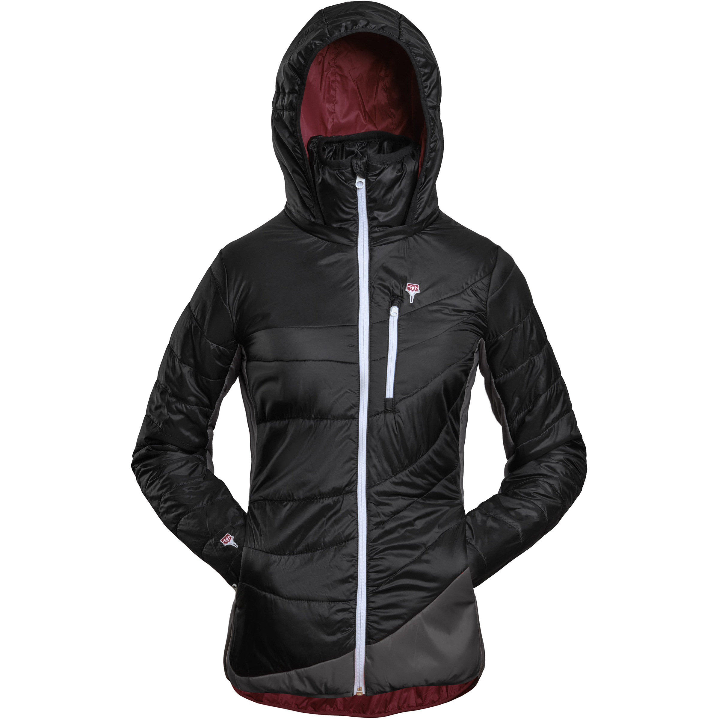 Grüezi Bag Refreshful SilkWool Damen Isolationsjacke schwarz Größe M Trekking Klein verpackbar Wasserabweisend