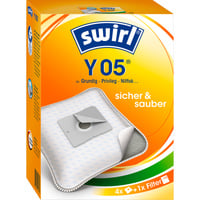 Staubsaugerbeutel Y05 MicroPor 4 Beutel, 1 Abluftfilter