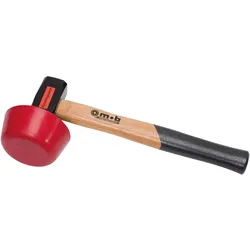Peddinghaus, Hammer, Plattenlegerhammer 'Komfort' mit Eschenstiel auswechselbarer Spezial-Gummiaufsatz (2160 g)