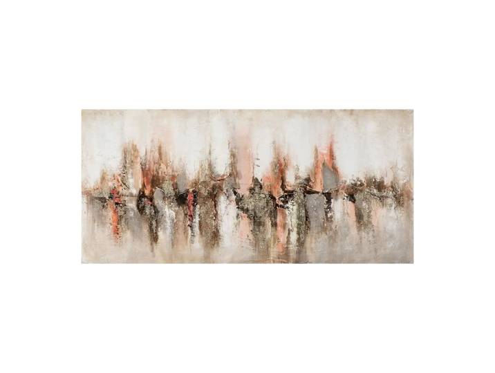 Leinwandbild Arte, Alldecor, beige/lachs/gold