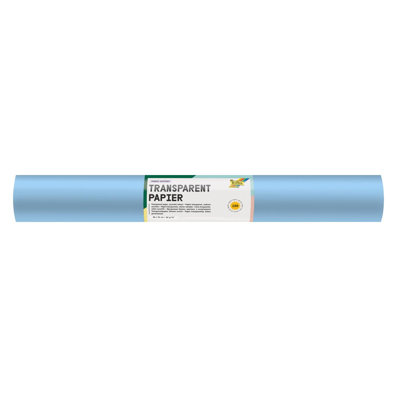 Folia Transparentpapier rot 42 g/qm 25 Bogen (42 g/m², 25x) (82530)