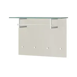 Wohnwert Garderobenpaneel  Helen , creme , MDF-Platte , Maße (cm): B: 93 H: 64 T: 29.0