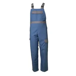 Multinorm Latzhose "MAJOR PROTECT" kornblau/grau - 56 - Blau