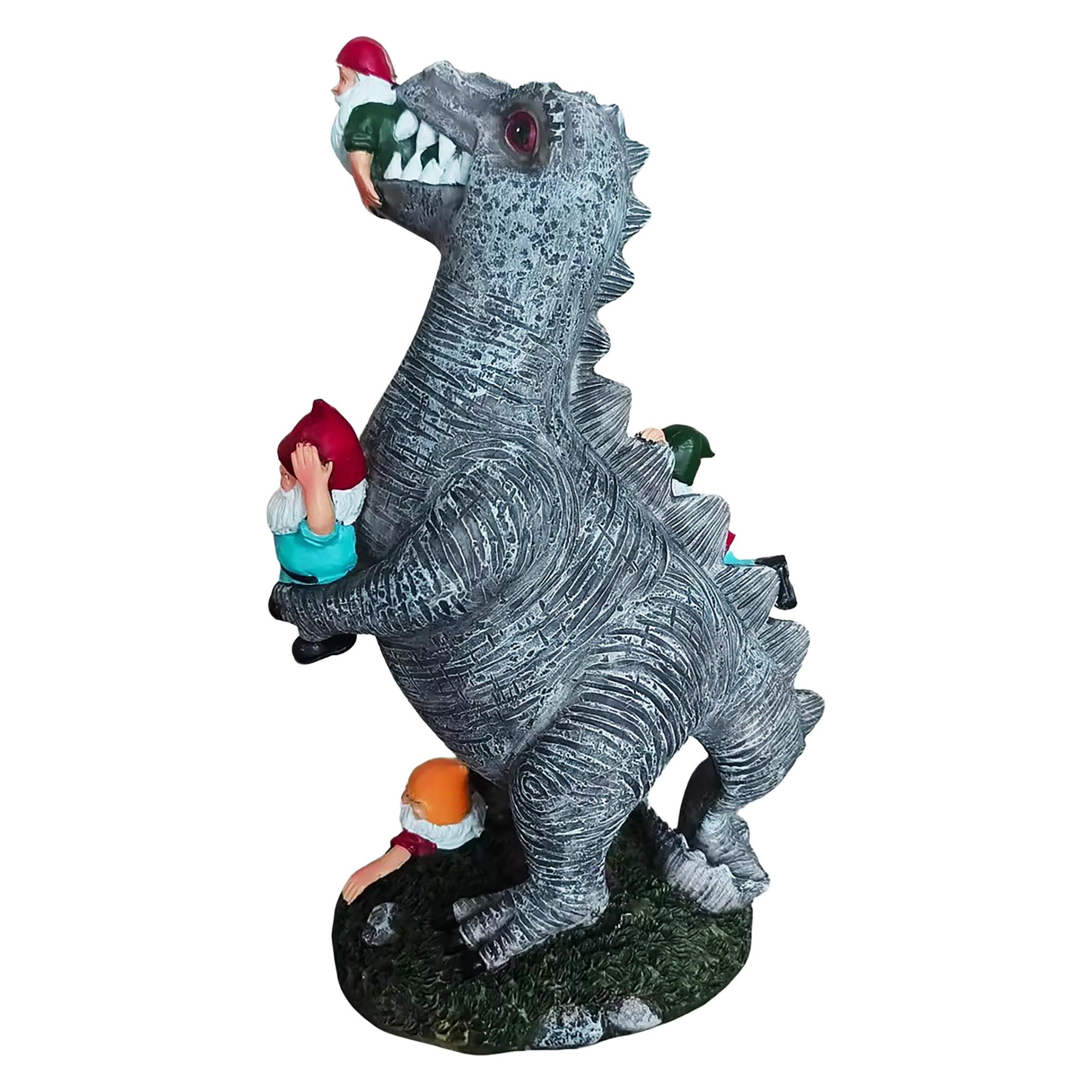 Relaxdays Gartenfigur Dinosaurier (4052025853174)