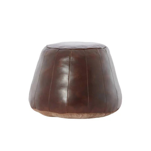 Light & Living poef Dovio van imitatieleer