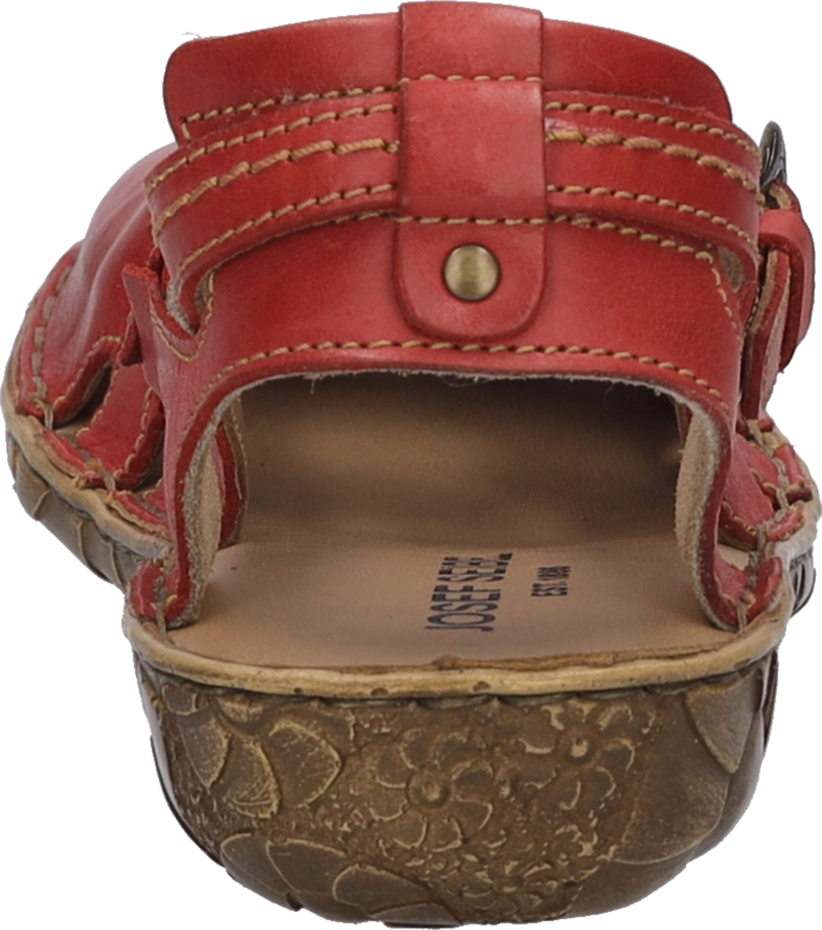 Sandale JOSEF SEIBEL "Rosalie 13, rubin", Damen, Gr. 37, rot (rubin), Obermaterial: 100% Rindsleder Leather cow., Schuhe Sandale
