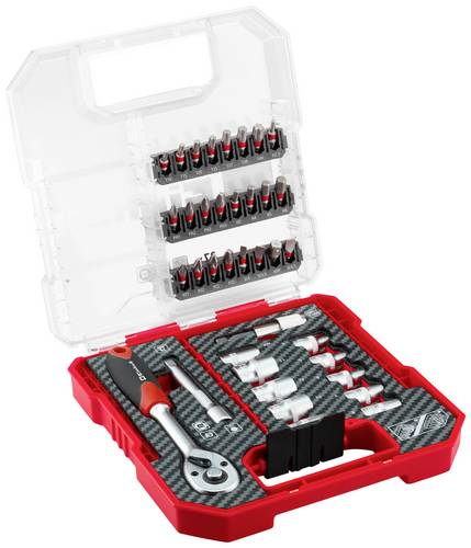 Einhell Steckschlüssel-Bit-Einsatz-Set 1/4 37teilig 109022