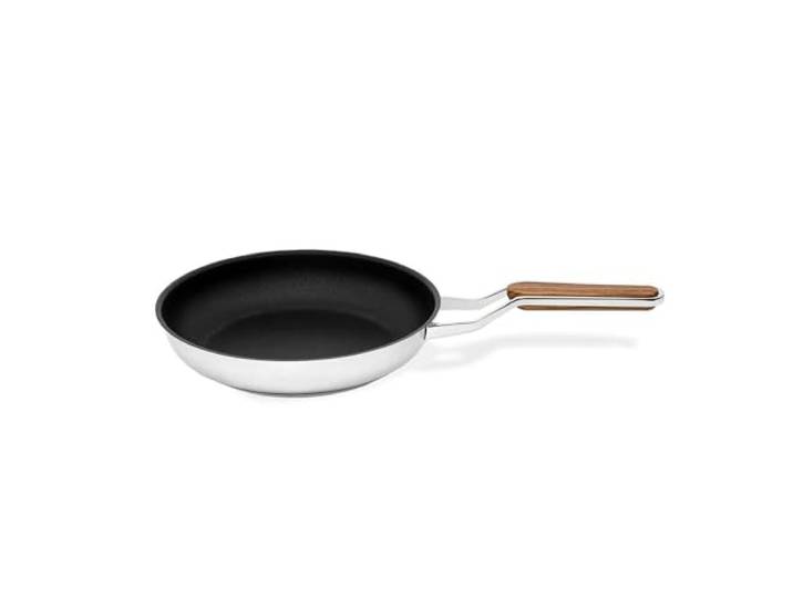 Zepter Cookart ZEST Bratpfanne 24 cm Ø – 316L Edelstahl, C3+ PEEK Antihaftbeschichtung, fettarmes Braten ohne Öl, Induktion & Glaskeramik, Premium Qualität IF-FP24T