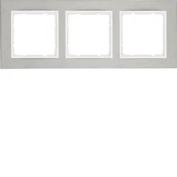 Berker 10233609 Rahmen 3fach waag E-St B.7 E-St/pw