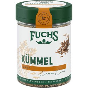 Fuchs Kümmel Premium Qualität, ganze Samen, im Streuer, 60 g