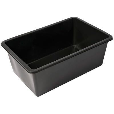 Fertigteich UBBINK "Quadra C3", schwarz, B:78cm H:44cm L:118cm, Polyethylen (PE), Teichschalen