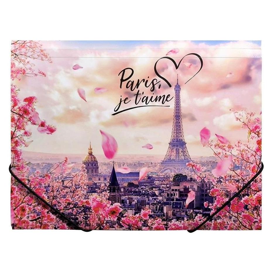 Teka A4-PP-Ordner mit Gummiband und Aufdruck "Take Me To Paris". (A4) (47993824)