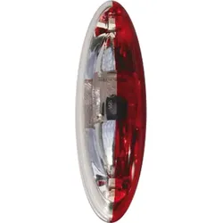 Umrissleuchte SPL 2010 rot/weiß oben mit Grundplatte 12V