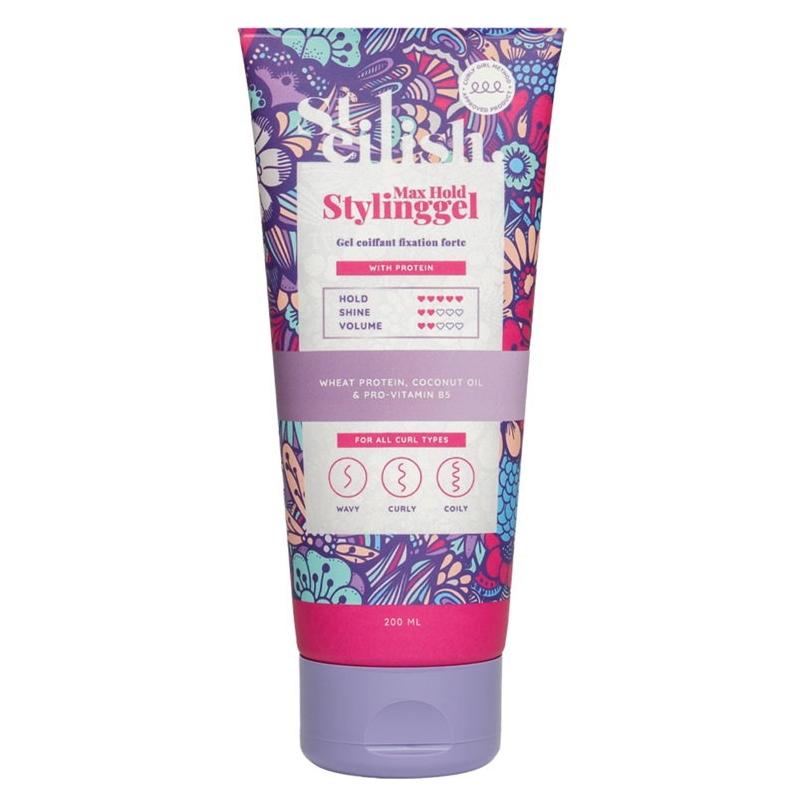 Steilish , Max Hold, Haarstyling-Gel, Lockendefinition & Anti-Frizz, Stark, 200 ml (200 ml) (72722708)