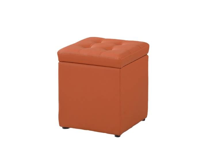 Tabouret carré Simple, tabouret à chaussures à langer, tabouret de coiffeuse de Table basse, petit tabouret bas de canapé à jetée en cuir KTV