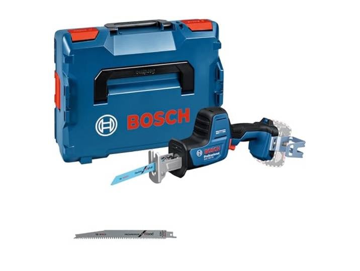 Bosch PRO Scie sabre GSA 18V-24 Scie sabre compacte pour des coupes faciles même dans les endroits difficiles d’accès GSA 18V-24\, 2 lames\, L-Boxx