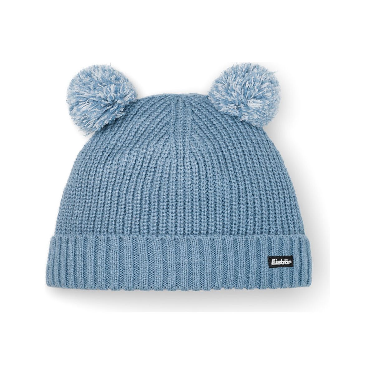Eisbär Ponti Pompon Mütze Kids steel blue/steel blue-white (234) 51 89082-234-51
