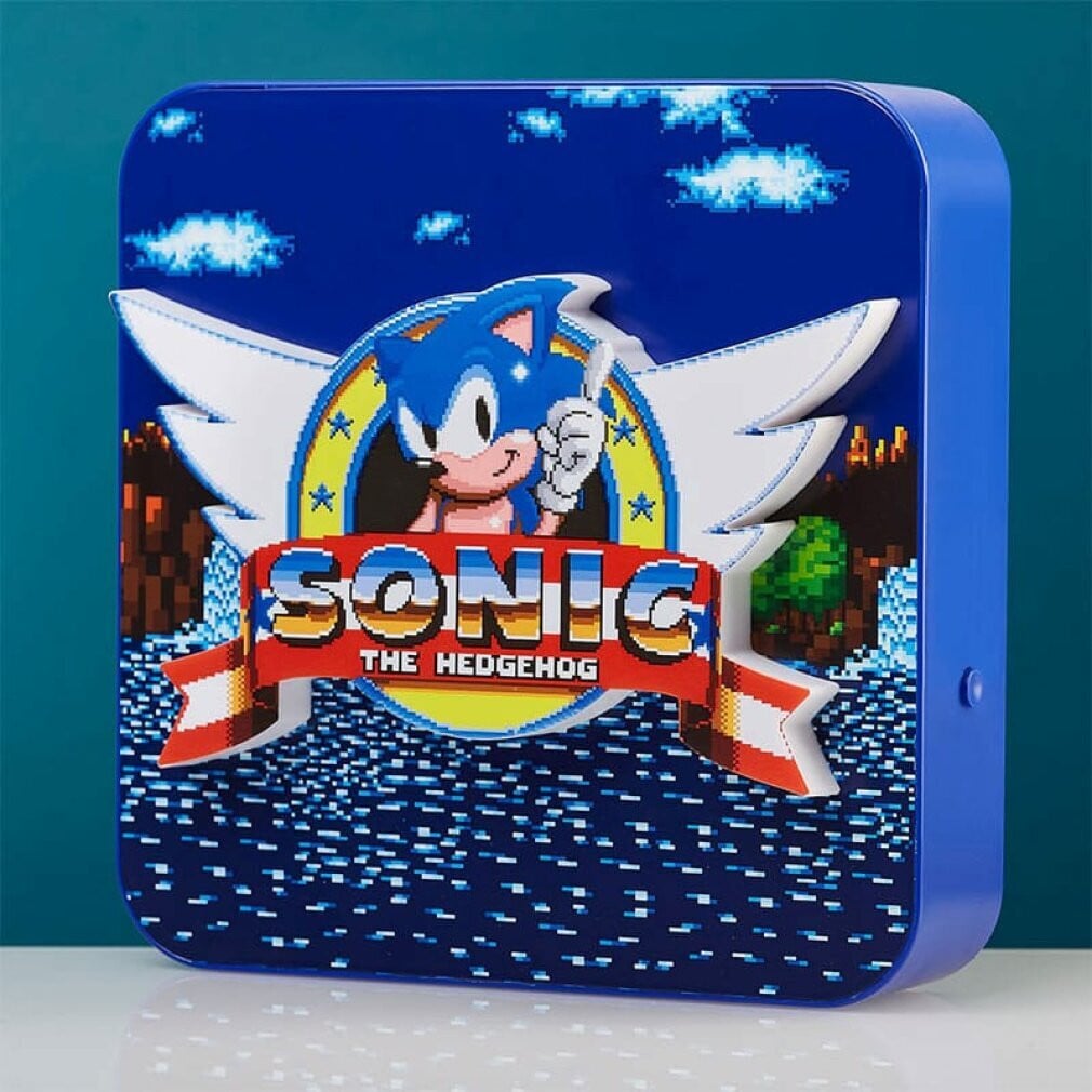 Numskull Sonic De Egel 3D Nachtlamp Classic Sonic USB-tafellamp