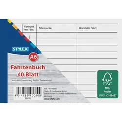 Fahrtenbuch A6 40Bl