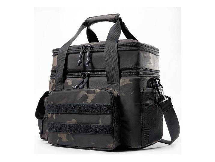 LuxusKollektion Kühltasche Lunchtasche isoliert 18L26L auslaufsicher Schultergurt Como Schwarz