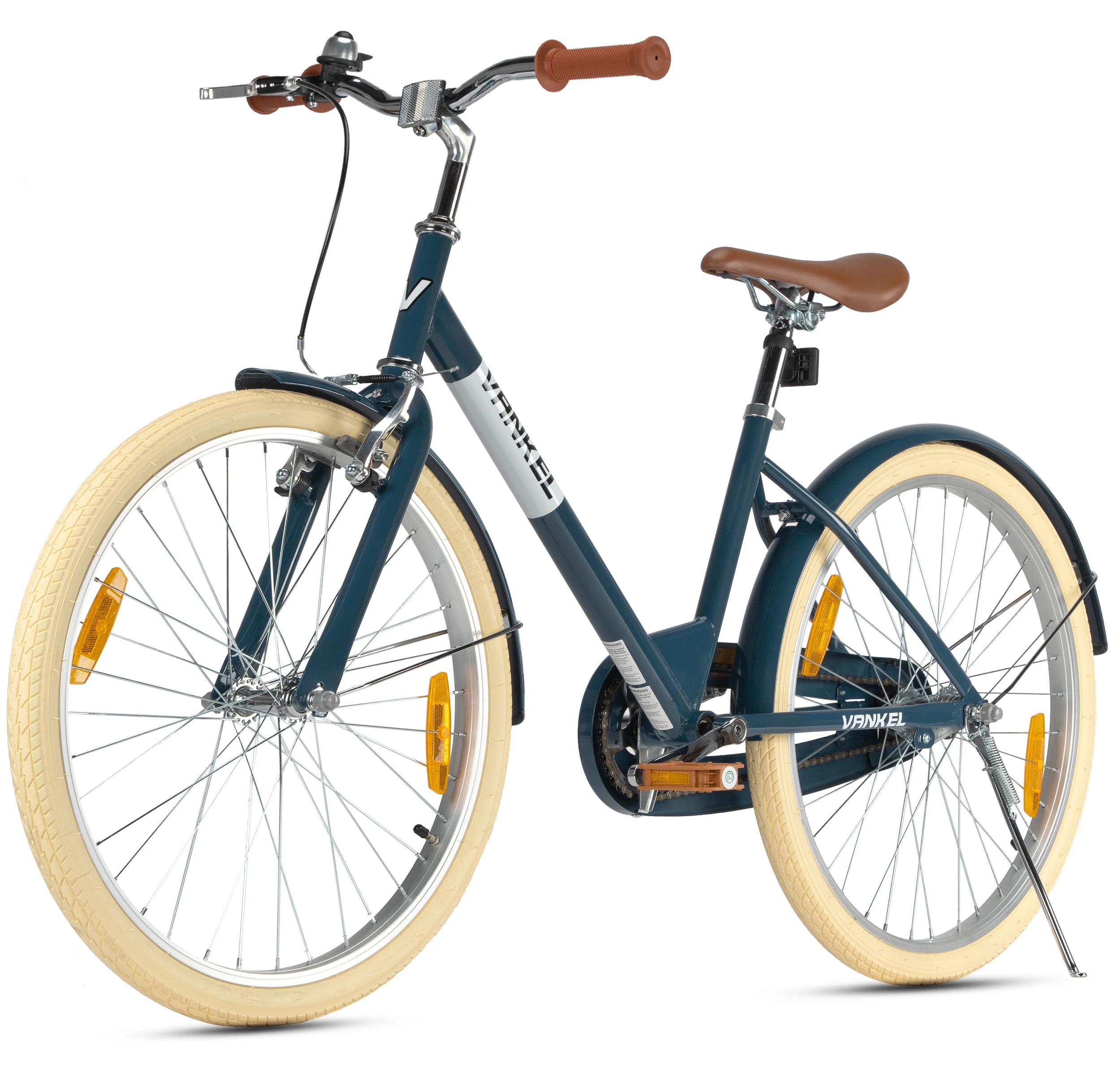 Fahrrad 61 cm - Mountainbike - V-Brake & Rücktrittbremse - Komfortsattel - Rutschfeste Reifen - Schutzbleche - Starrgabel