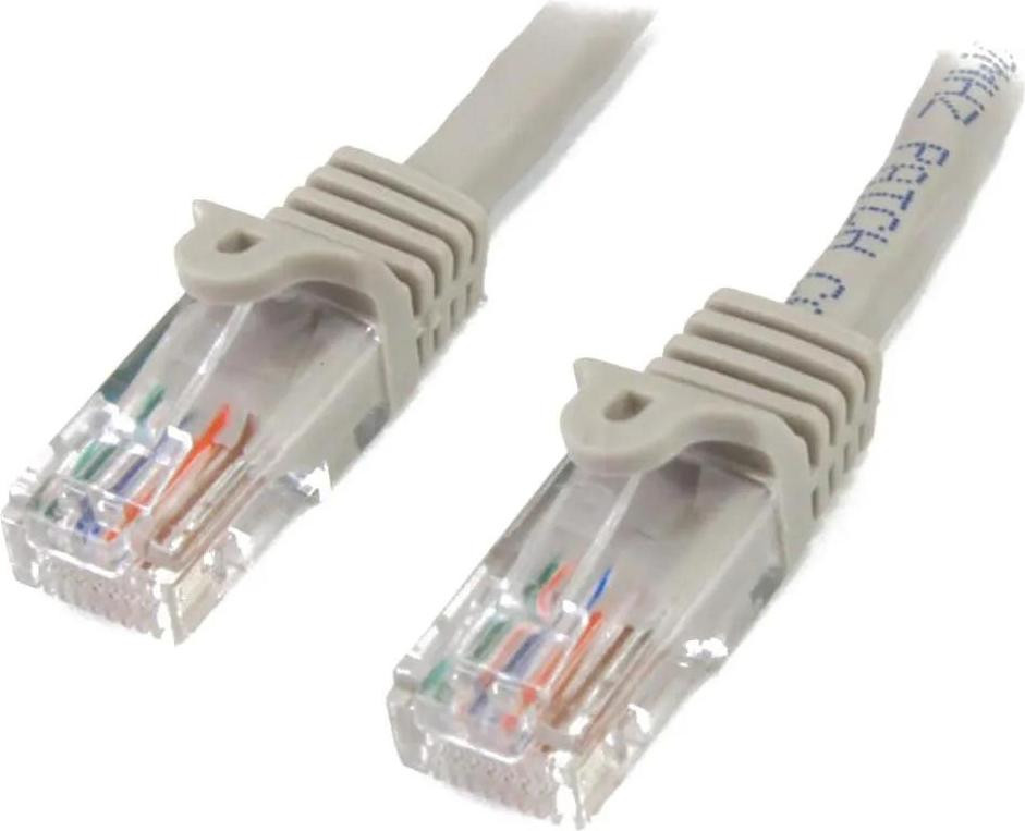 StarTech Cat5e UTP patchkabel met afgeschermde RJ45-connectoren, 15 meter, grijs