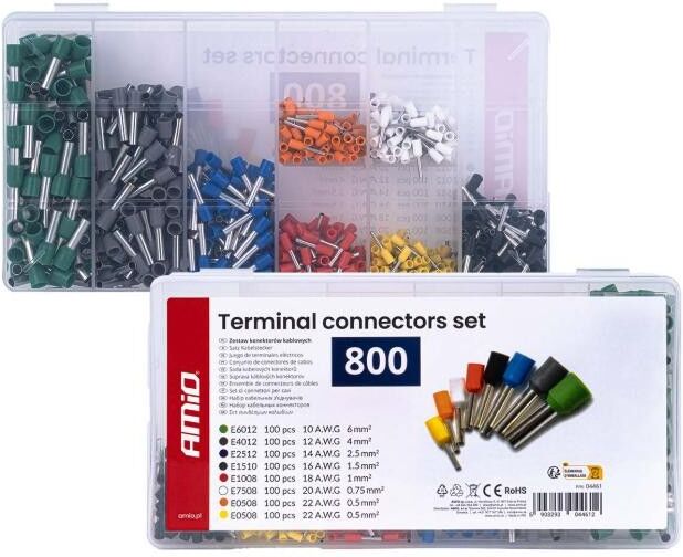 AMiO 04461 Assortment, squeeze connectors